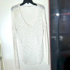 Helmut Lang Hi Low Long Sleeve Knit